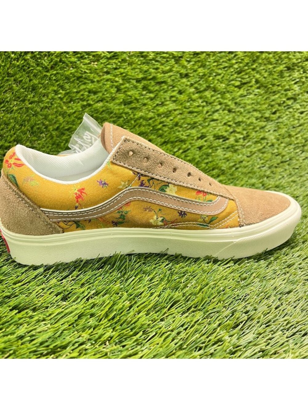Vans ComfyCush Old Skool Floral Womens Size 8 Brown Athletic Shoes Sneakers - Picture 4 of 9